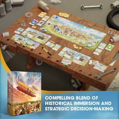 First in Flight: Mensa Award Winning Board Game About Historical Aviation - Strategy Board Game for Teens, Adults and Heavy Gamers - A Flight-Themed Adventure Card Game for Airplane Enthusiasts