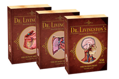 how the box looks like for Dr. Livingston Anatomy Jigsaw Puzzle