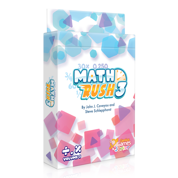 Math Rush 3: Fractions, Decimals & Percentages | A Cooperative Time-Based Math Card Game