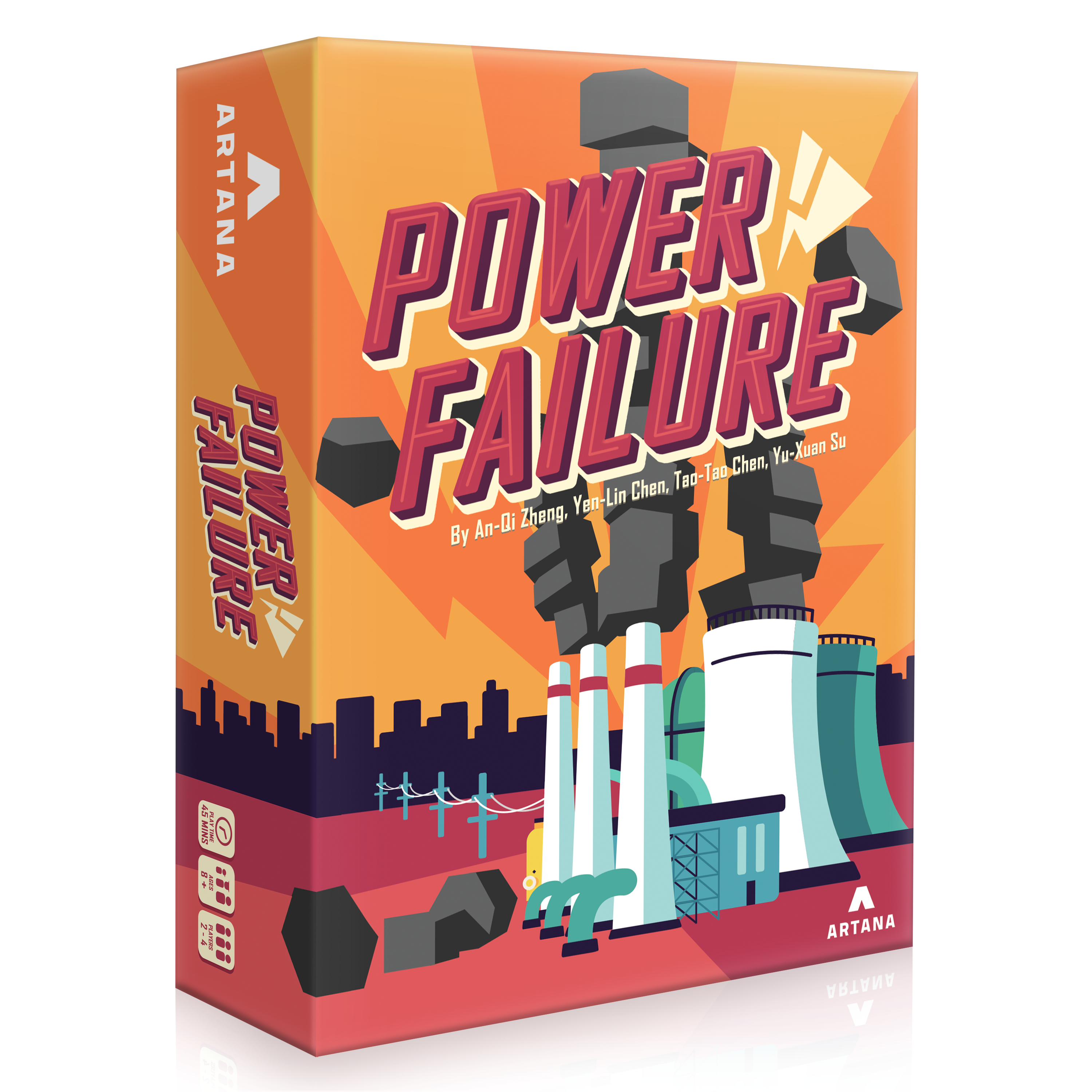 Power Function Game Card Power Failure Card Game | Build an energy empire, stack blocks on the ...