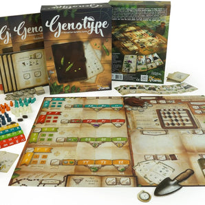 Genotype: A Mendelian Genetics Game | MENSA Recommended Strategy Board Game about the Science of Genetics, Punnett Squares and Gregor Mendel’s Pea Plants