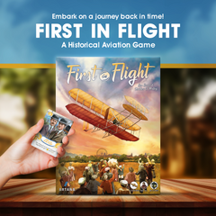 First in Flight: Mensa Award Winning Board Game About Historical Aviation - Strategy Board Game for Teens, Adults and Heavy Gamers - A Flight-Themed Adventure Card Game for Airplane Enthusiasts