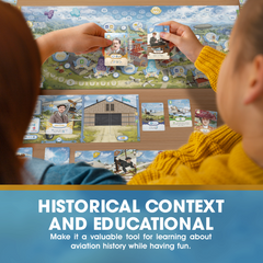 First in Flight: Mensa Award Winning Board Game About Historical Aviation - Strategy Board Game for Teens, Adults and Heavy Gamers - A Flight-Themed Adventure Card Game for Airplane Enthusiasts