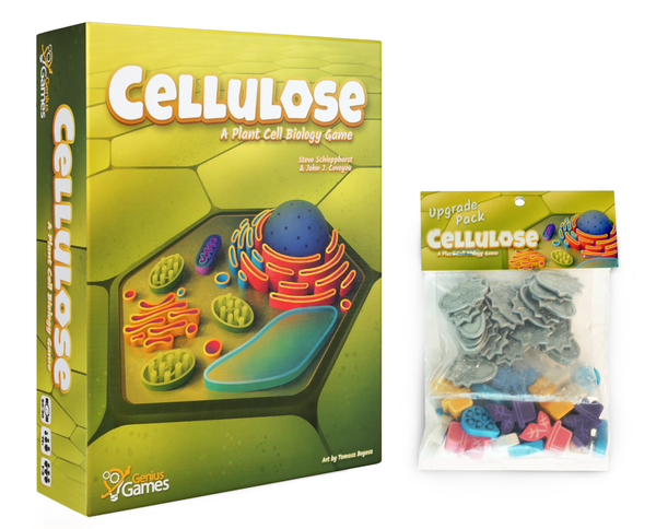 the front of the box of Cellulose : A Plant cell biology game