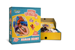 the box of Dr. Livingston Jr. Human Heart Jigsaw Puzzle