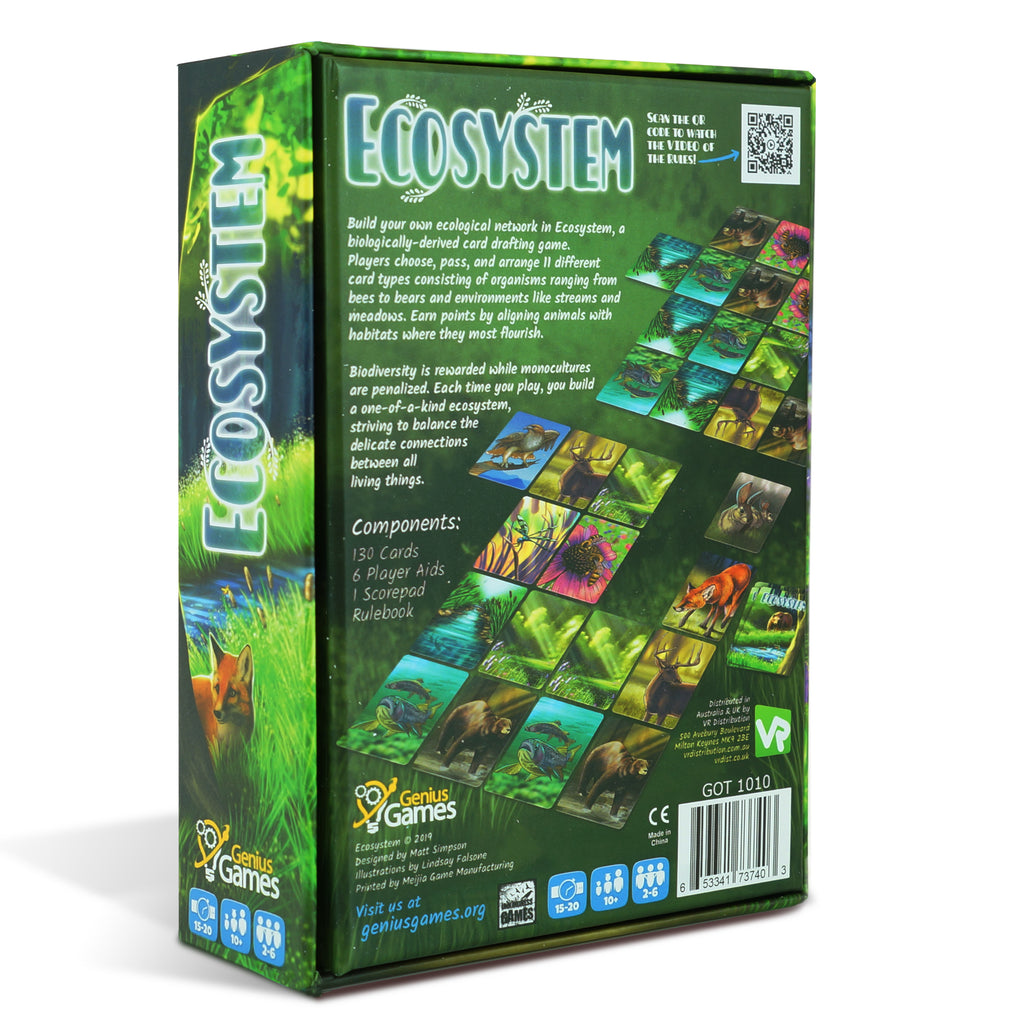 Rot Ecosystem Game Ecosystem | A Card Game about Animals, Habitats, and Biodiversity ...