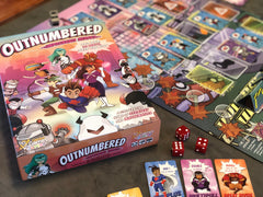 Outnumbered: Improbable Heroes Board Game | MENSA Recommended Cooperative Superhero Math Game | STEM Game to Learn Multiplication & Division